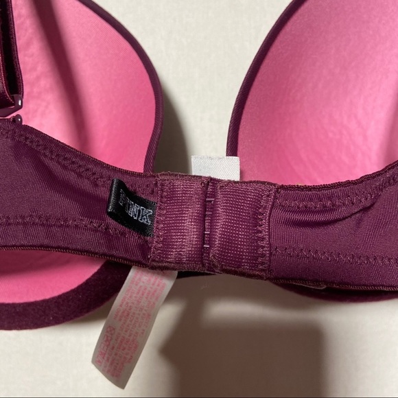 PINK Victoria's Secret Women’s Wear Everywhere T-Shirt Push Up Bra Size 34B - Picture 6 of 9